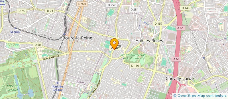 localisation de l'entreprise PYQ  L'HAY-LES-ROSES