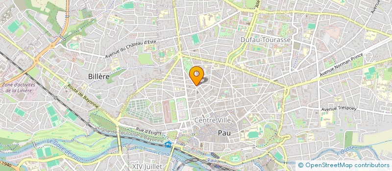 localisation de l'entreprise PYQUEBERT à PAU