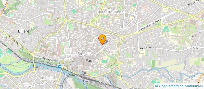 localisation de l'entreprise PYR AUTO à PAU