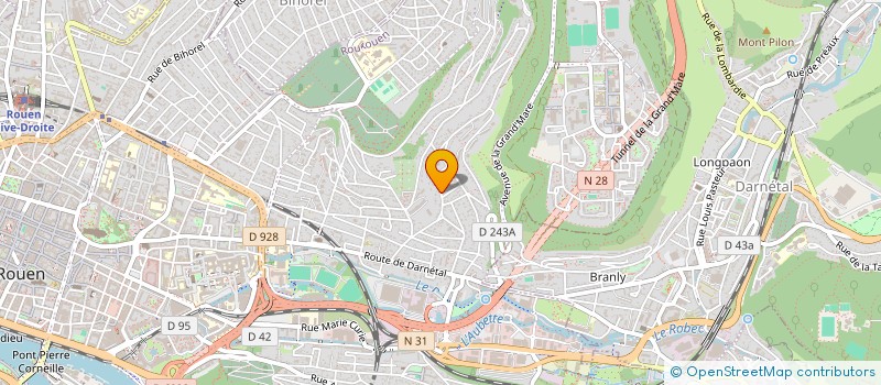 localisation de l'entreprise PYR LEGACY à ROUEN