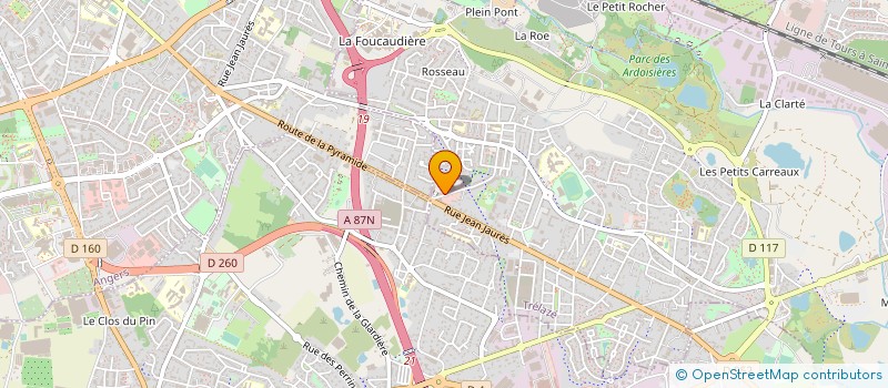 localisation de l'entreprise PYRADIS  TRELAZE