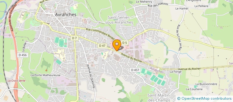 localisation de l'entreprise PYRAL à AVRANCHES