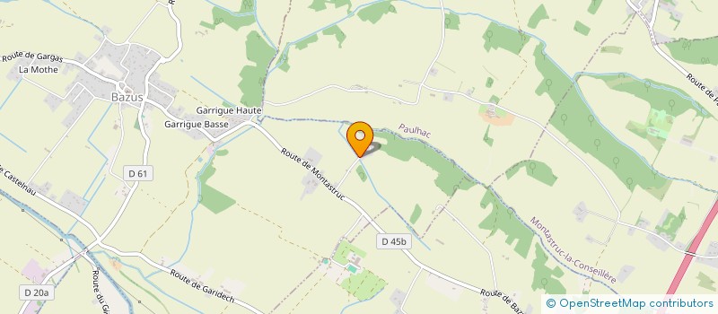 localisation de l'entreprise PYRALP  BAZUS