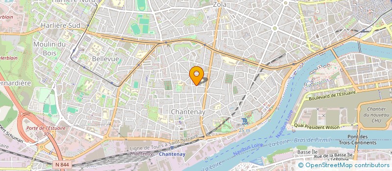 localisation de l'entreprise PYRAM  NANTES