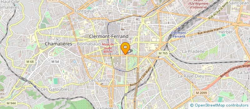 localisation de l'entreprise PYRAMID  CLERMONT-FERRAND