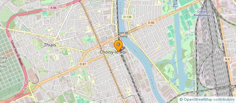 localisation de l'entreprise PYRAMID  CHOISY-LE-ROI