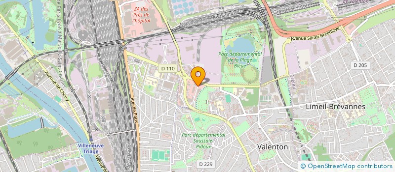 localisation de l'entreprise PYRAMID - EC  BUSSY-SAINT-GEORGES