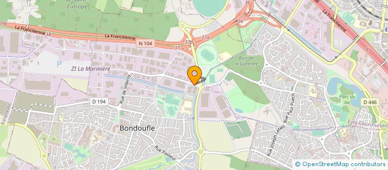 localisation de l'entreprise PYRAMIDE à BONDOUFLE