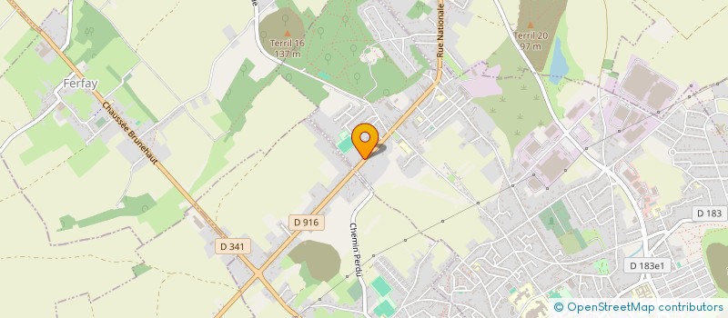 localisation de l'entreprise PYRAMIDE  AUCHEL