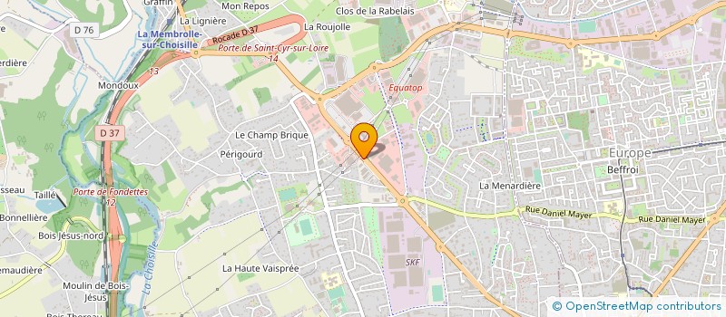 localisation de l'entreprise PYRAMIDE  SAINT-CYR-SUR-LOIRE