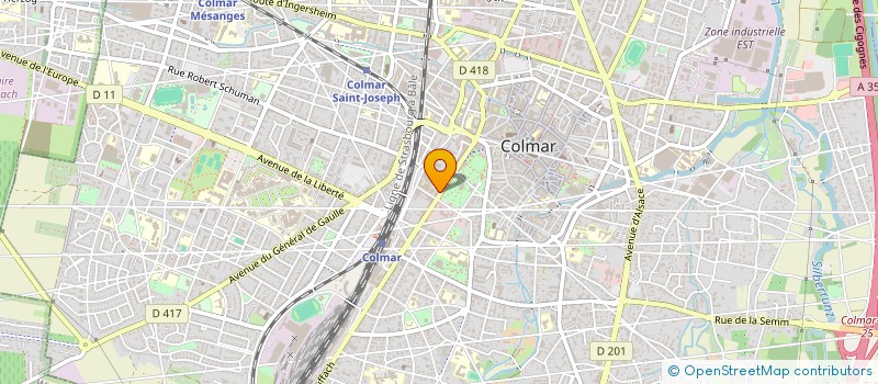 localisation de l'entreprise PYRAMIDE  COLMAR