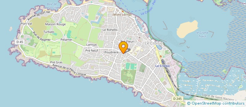 localisation de l'entreprise PYRAMIDE  LE CROISIC