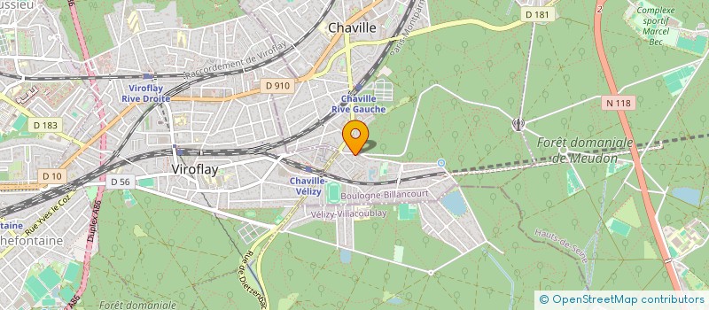 localisation de l'entreprise PYRAMIDE 7 à CHAVILLE