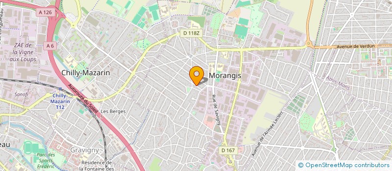 localisation de l'entreprise PYRAMIDE à MORANGIS