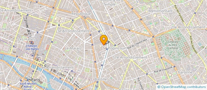 localisation de l'entreprise PYRAMIDE  PARIS