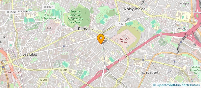 localisation de l'entreprise PYRAMIDE CG à MONTREUIL