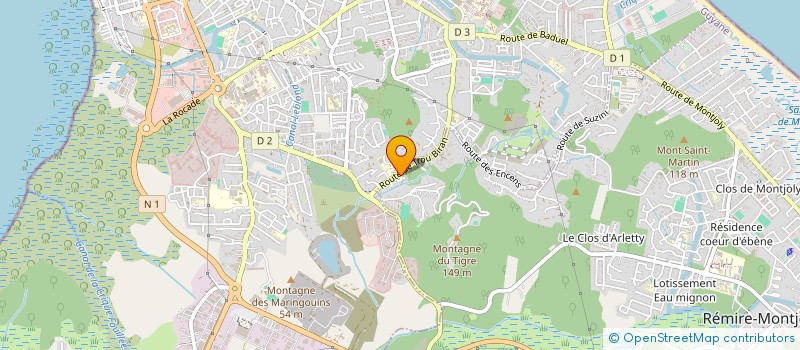 localisation de l'entreprise PYRAMIDE CONSEIL RECHERCHE ET INGENIERIE à REMIRE-MONTJOLY