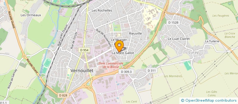 localisation de l'entreprise PYRAMIDE CONSTRUCT à DREUX