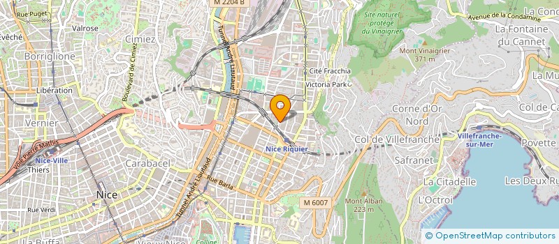 localisation de l'entreprise PYRAMIDE DU SUD à NICE