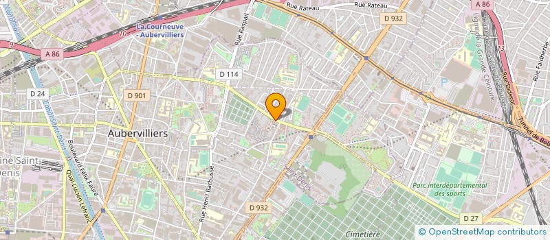 localisation de l'entreprise PYRAMIDE ILE DE FRANCE à AUBERVILLIERS