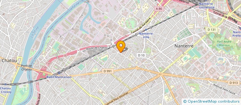localisation de l'entreprise PYRAMIDE IMMOBILIER FRANCE à NANTERRE
