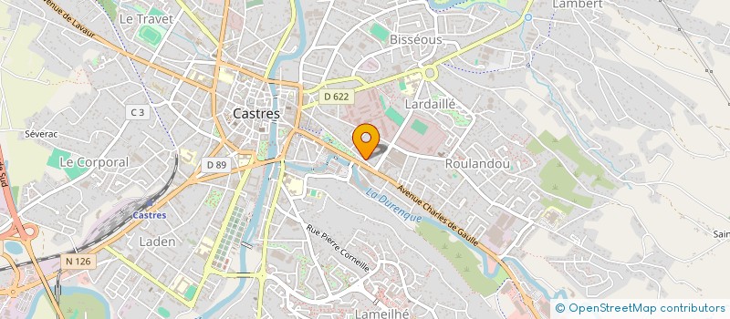 localisation de l'entreprise PYRAMIDE INGENIERIE à CASTRES