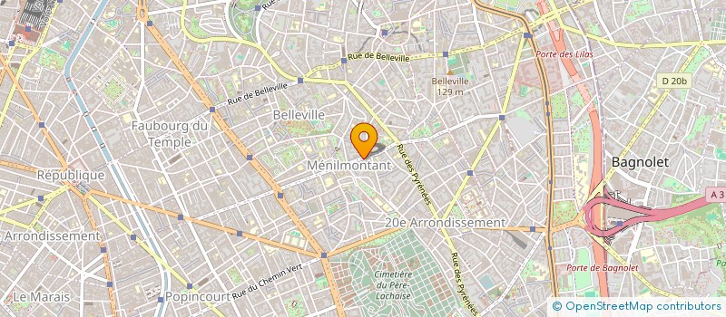 localisation de l'entreprise PYRAMIDE INTERNATIONAL à PARIS