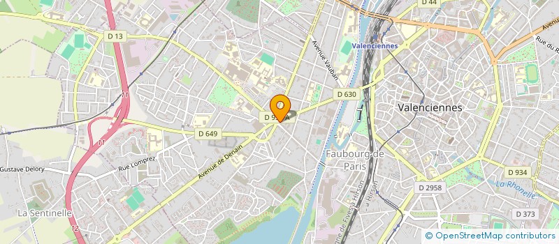localisation de l'entreprise PYRAMIDE MARKET à VALENCIENNES