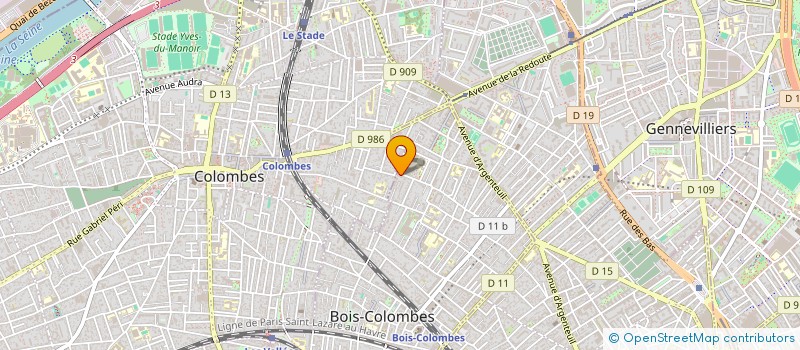 localisation de l'entreprise PYRAMIDE(S) CONSEIL à BOIS-COLOMBES