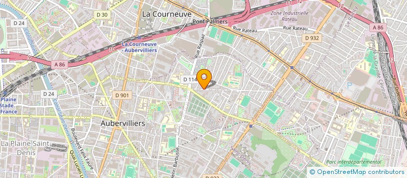 localisation de l'entreprise PYRAMIDE SECURITE à AUBERVILLIERS
