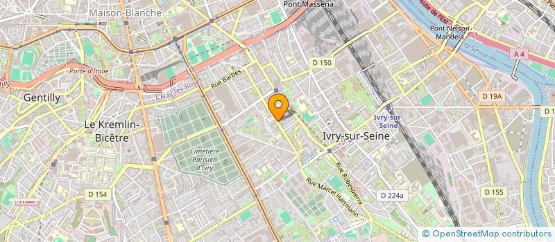 localisation de l'entreprise PYRAMIDE SERVICES à IVRY-SUR-SEINE
