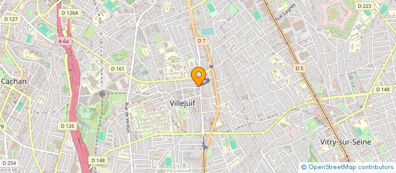 localisation de l'entreprise PYRAMIDE TEXT  VILLEJUIF