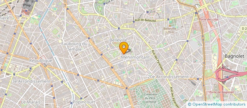 localisation de l'entreprise PYRAMIDECO EXPRESS  PARIS