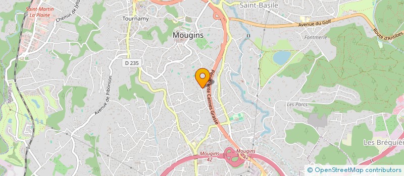 localisation de l'entreprise PYRAMIDES à MOUGINS