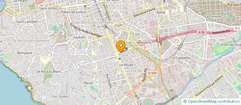 localisation de l'entreprise PYRAMIDES à MARSEILLE