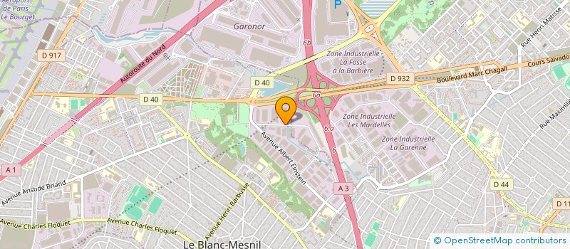 localisation de l'entreprise PYRAMIDES à LE BLANC-MESNIL