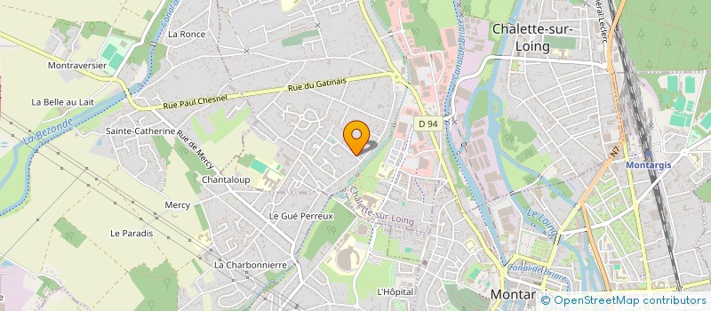localisation de l'entreprise PYRAMIDES à CHALETTE-SUR-LOING