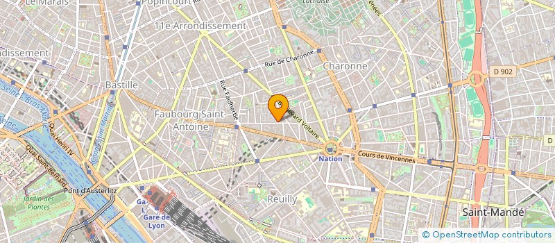 localisation de l'entreprise PYRAMIDES BAT à PARIS