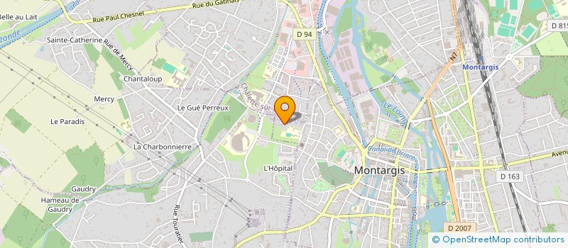 localisation de l'entreprise PYRAMIDES BAT à MONTARGIS