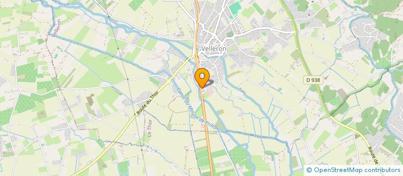 localisation de l'entreprise PYRAMIDES & CO  VELLERON