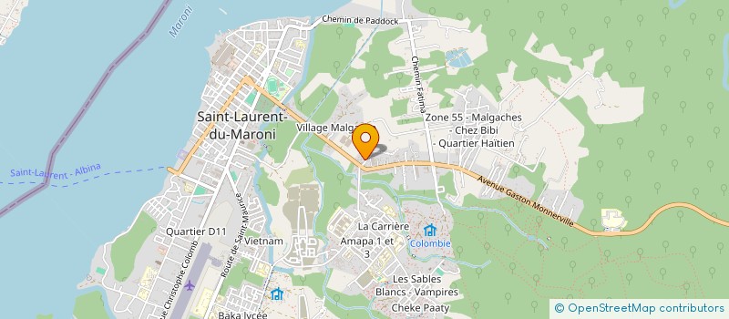 localisation de l'entreprise PYRAMIDES DE GUYANE à SAINT-LAURENT-DU-MARONI
