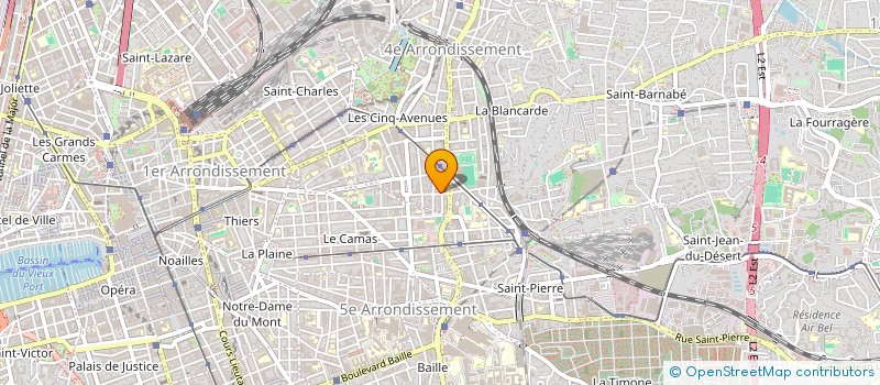 localisation de l'entreprise PYRAMIDES MARSEILLAISES à MARSEILLE