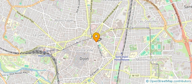 localisation de l'entreprise PYRAMIDES SOLEIL  DIJON