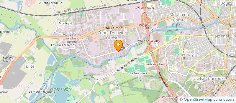 localisation de l'entreprise PYRAMIDS RECORDS  RENNES