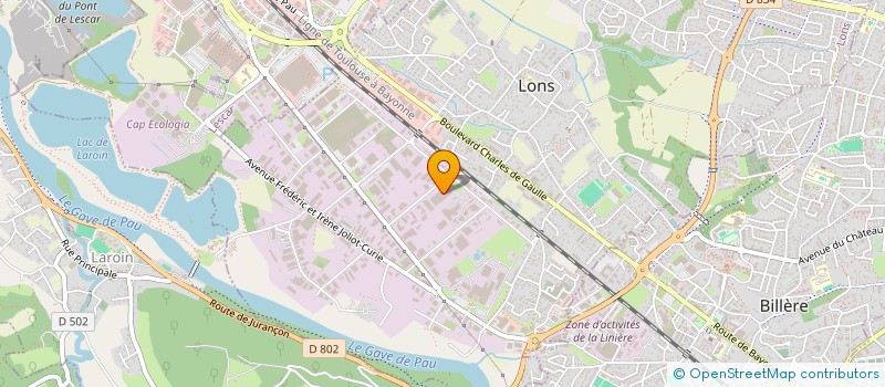 localisation de l'entreprise PYRELOG SOLUTIONS à LONS