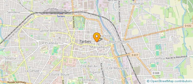 localisation de l'entreprise PYRENADOUR  TARBES