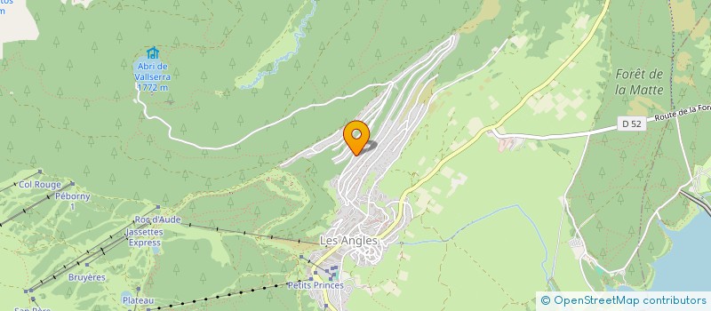 localisation de l'entreprise PYRENE  LES ANGLES