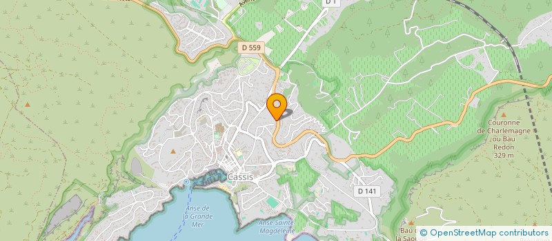 localisation de l'entreprise PYRENE à CASSIS