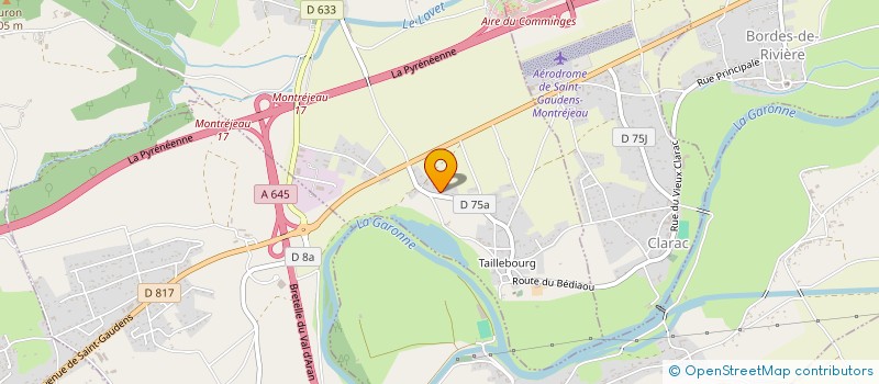 localisation de l'entreprise PYRENE 812  PONLAT-TAILLEBOURG