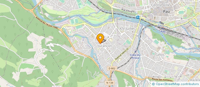 localisation de l'entreprise PYRENE MULTISERVICES  JURANCON